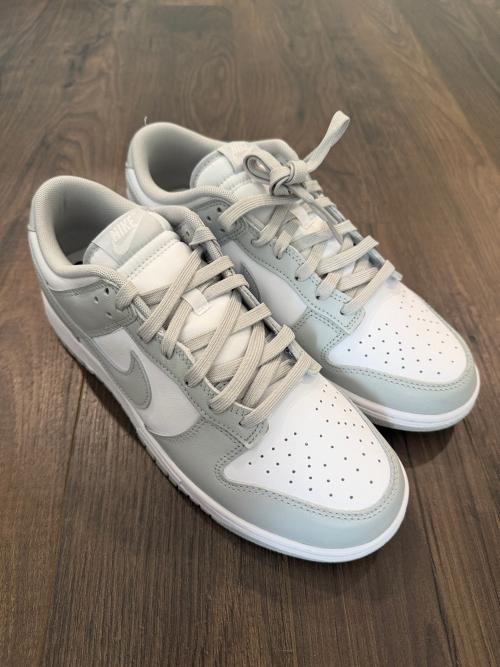 Nike Dunk Low Retro - white/grey fog - size 11